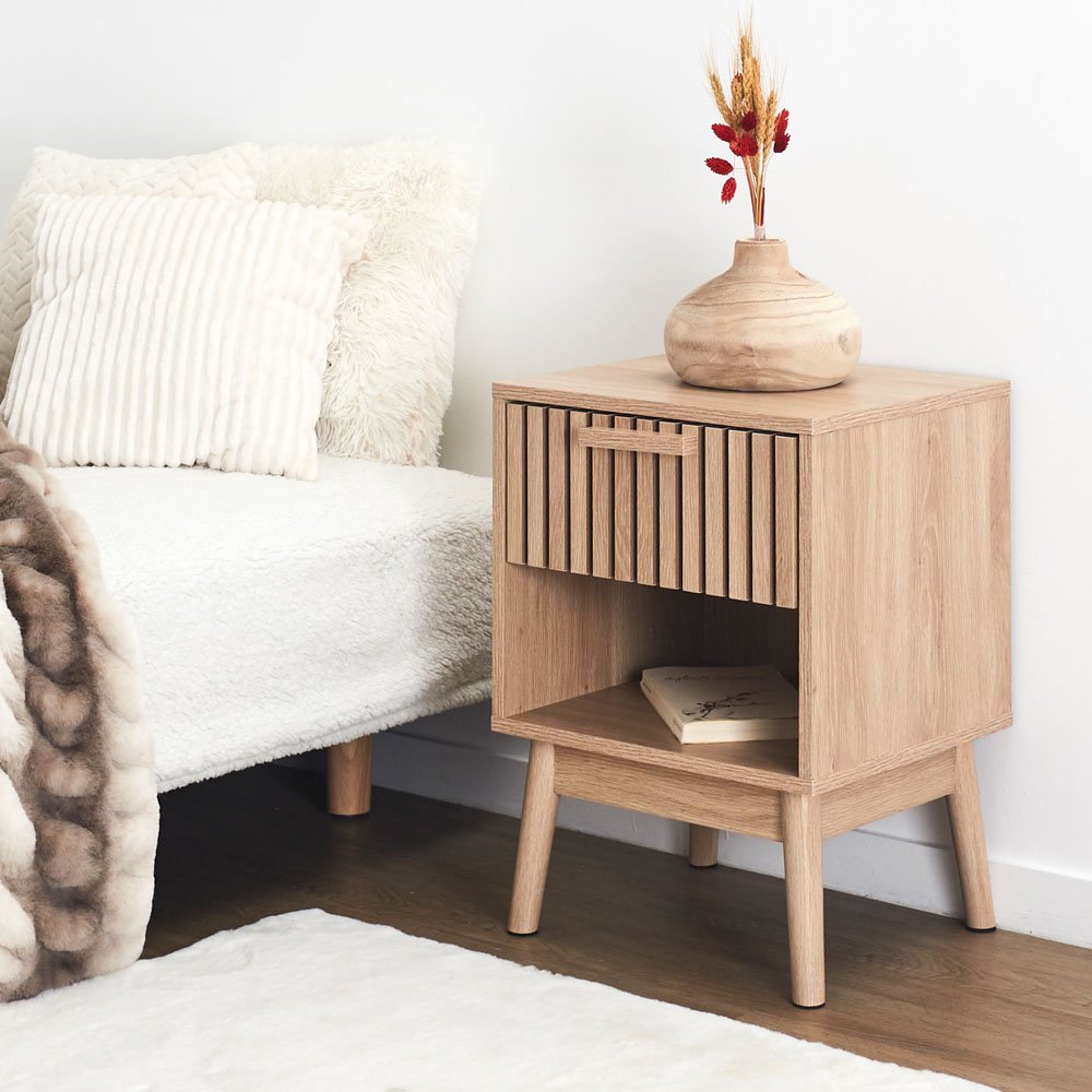 Mobiliario KLAUS Mesita NOCHE 40X 35X55 CM 40X35X55 CM 40X35X55 Cm cómoda