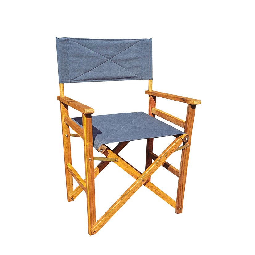 Sillón Director Madera Acacia 2 UDS 57X51X85 Cm mueble