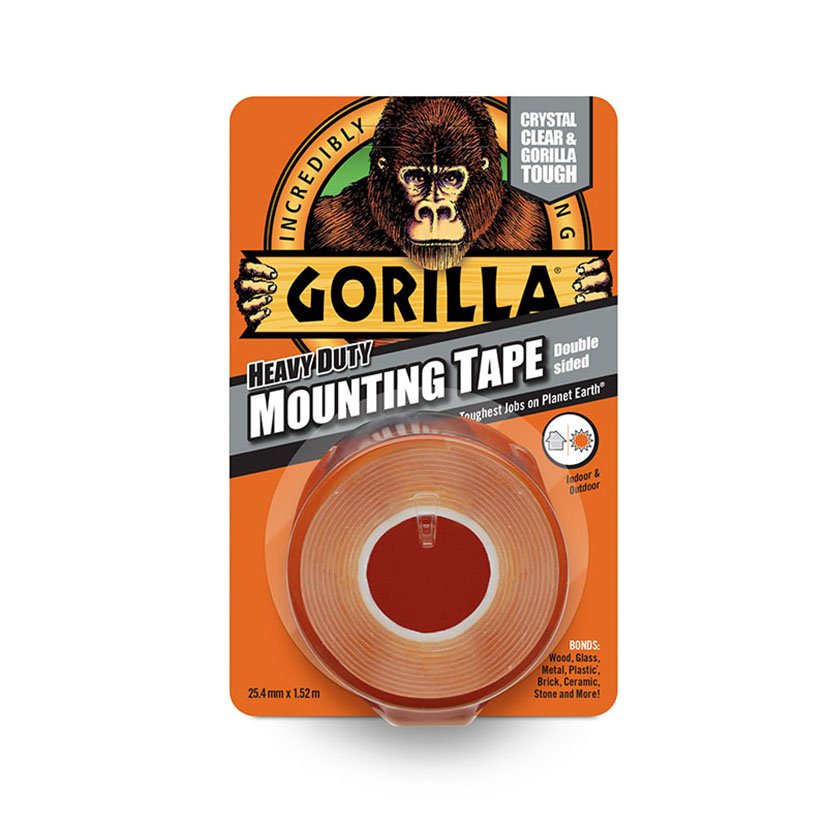 CINTA DOBLE CARA Gorilla 1,5MX25 MM TRANS Transparente adhesiva