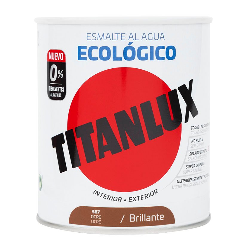 TITANLUX BASE AGUA NEGRO 250ML BRILLANT