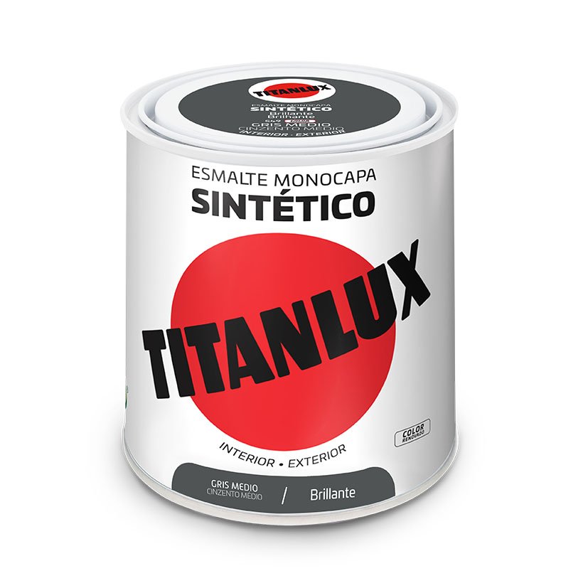TITANLUX GRIS MEDIO 250ML.