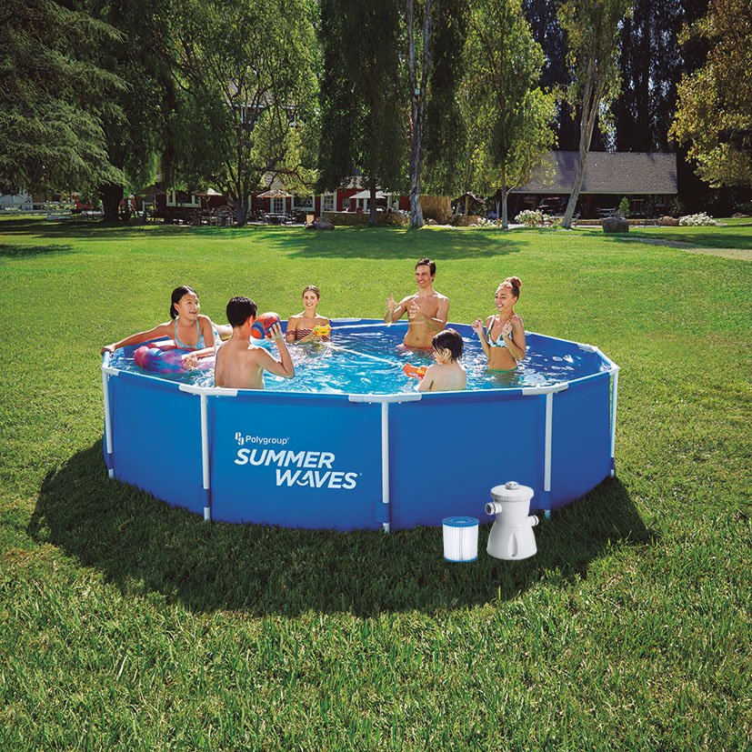 Piscina Tubular Ø 366X76 Cm+depuradora autoportant