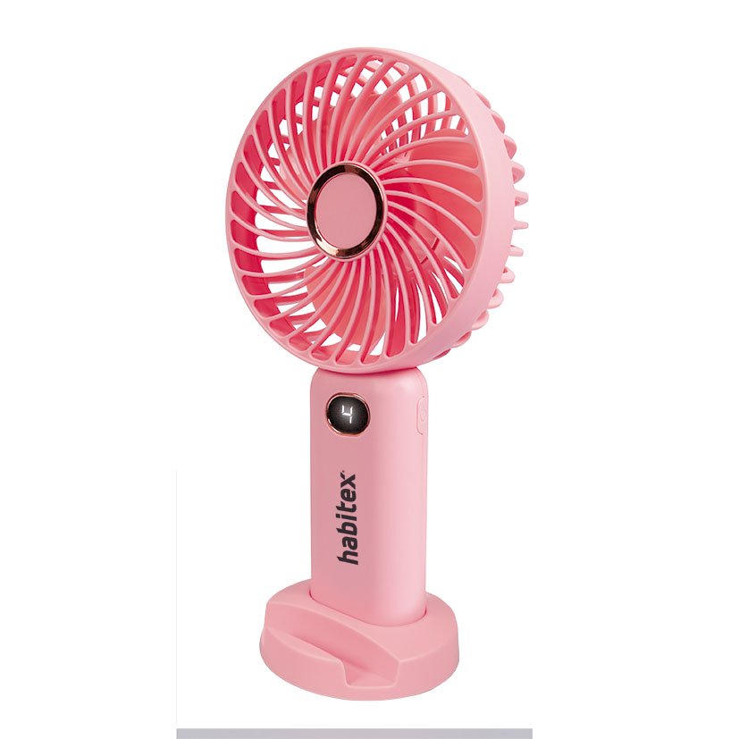 VENTILADOR DE MANO USB HABITEX ROSA
