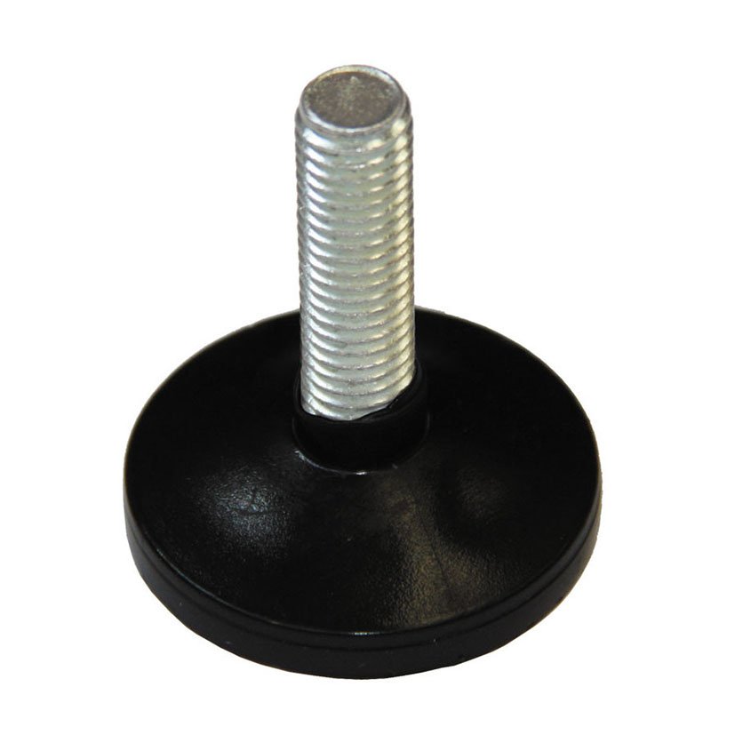 NIVELADOR PLANO M6 Ø30XH32MM  NEGRO 25UN