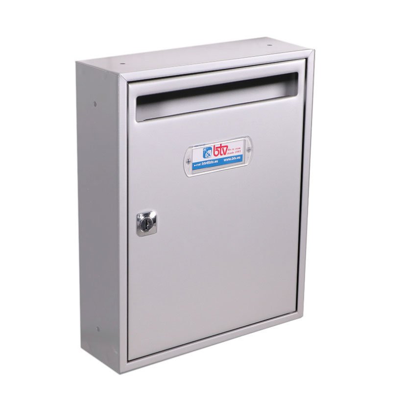 Buzón Metalico TEIDE Puerta PLATA Btv buzon interior