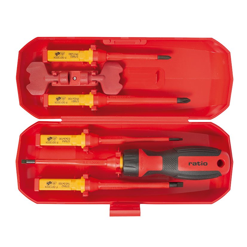 Destorn 8EN1 Aislados VDE RATIO 5X3X100 MM 8X4X100 Mm destornillador