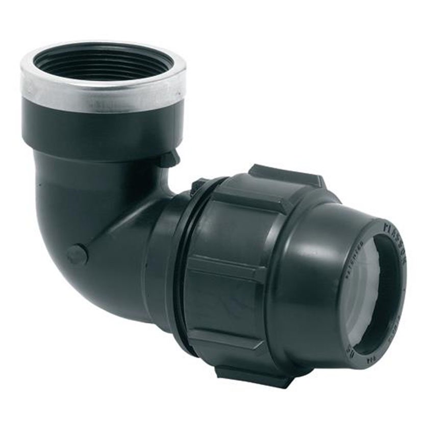 CODO MIXTO R/hembr 50X1 1/2" Plasson 1 UD 50 Mm tubería polietileno