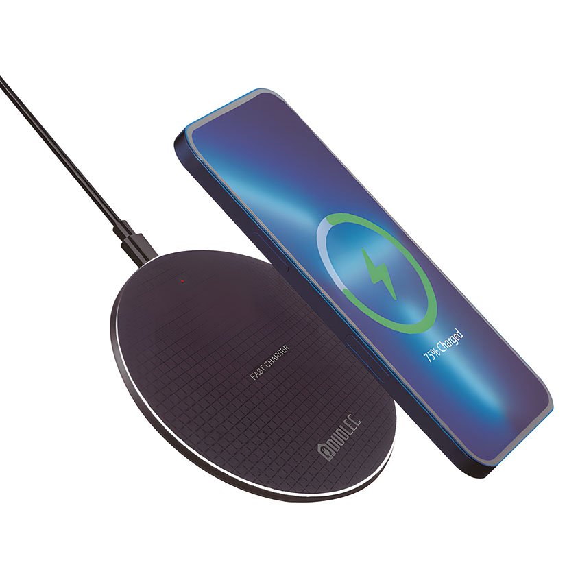 Cargador Inalambrico 10 W NEGRO Duolec 10 W multimedia