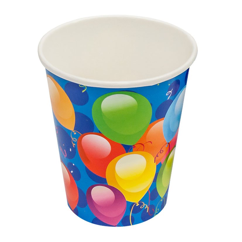 Display 12 PACKS 10 VASOS 25 CL Balloons vajilla plato