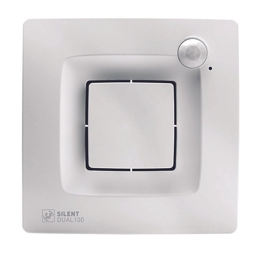 Extractor Baño S&p Silent DUAL 100 90M³ S&p 167X99X167 Mm 8 W