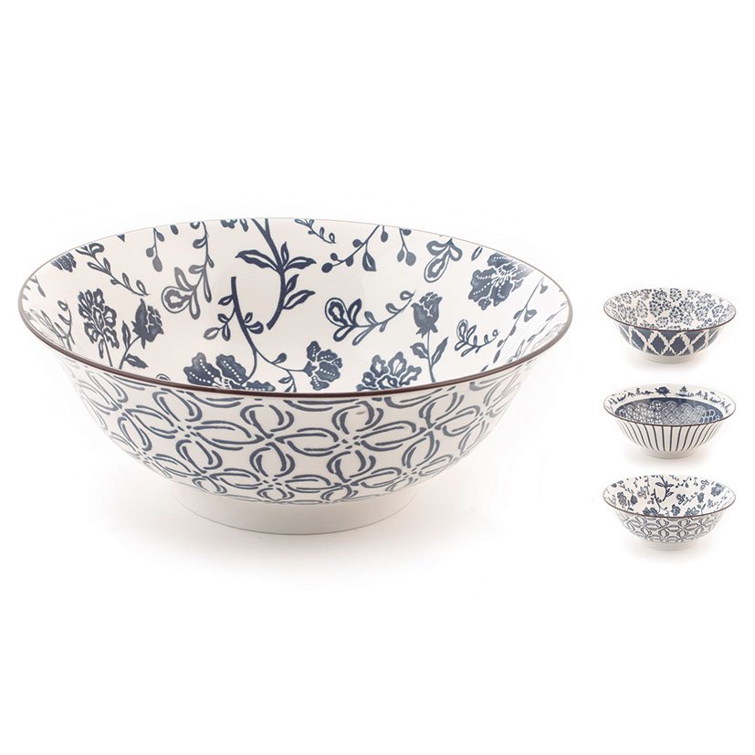 BOL POKE PORCELANA SETA 21 CM.SURT.