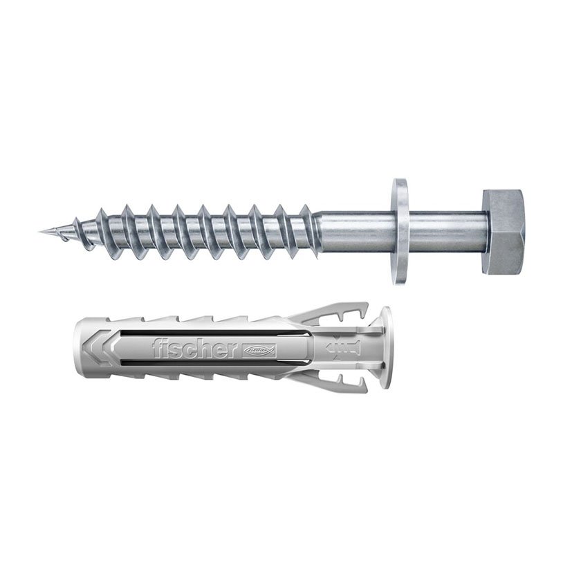 Taco+tornillo 7X65 Fischer 4 UN Blister anclaje