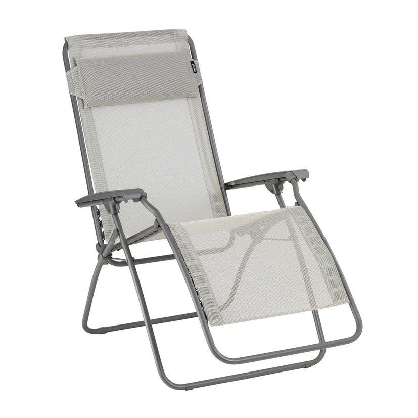 Sillon RELAX RCLIP Seigle II Lafuma Gris mobiliario camping