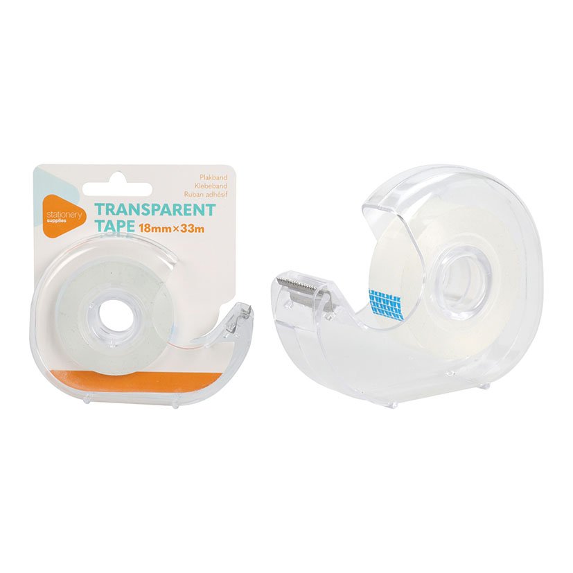 Dispensador CINTA ADH Transparente 33X18 Cm material oficina