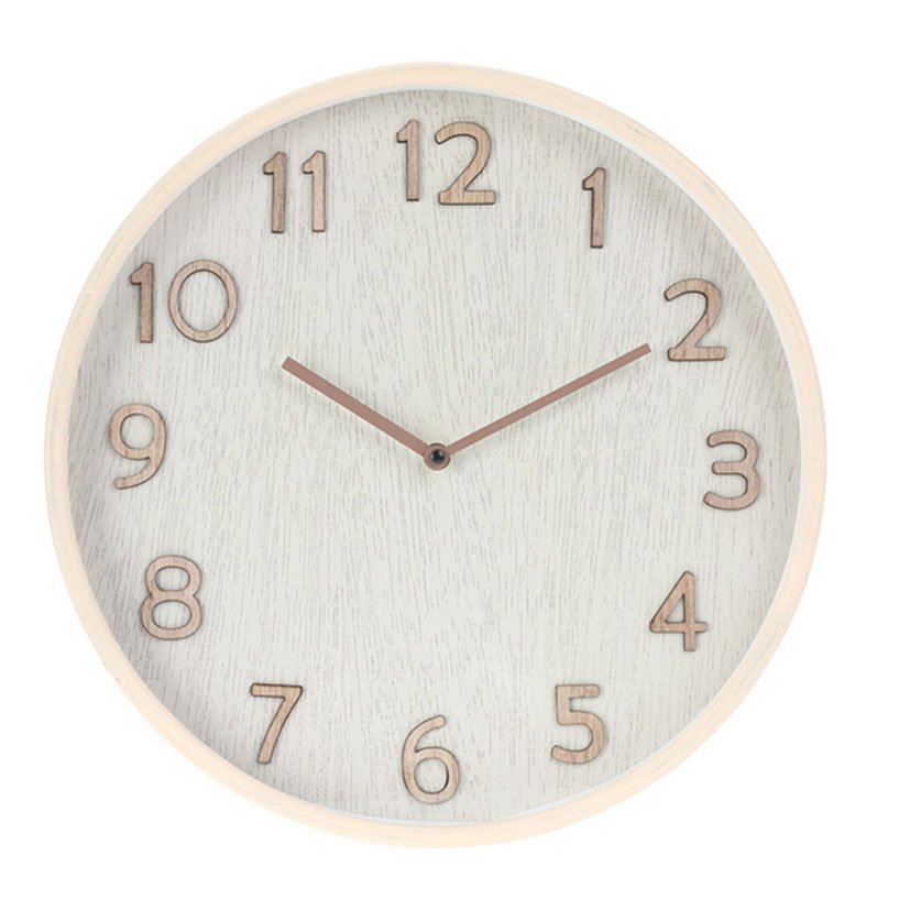 RELOJ 38X 38X5 CM Madera 38X38X5 CM 38X38X5 Cm decorativo