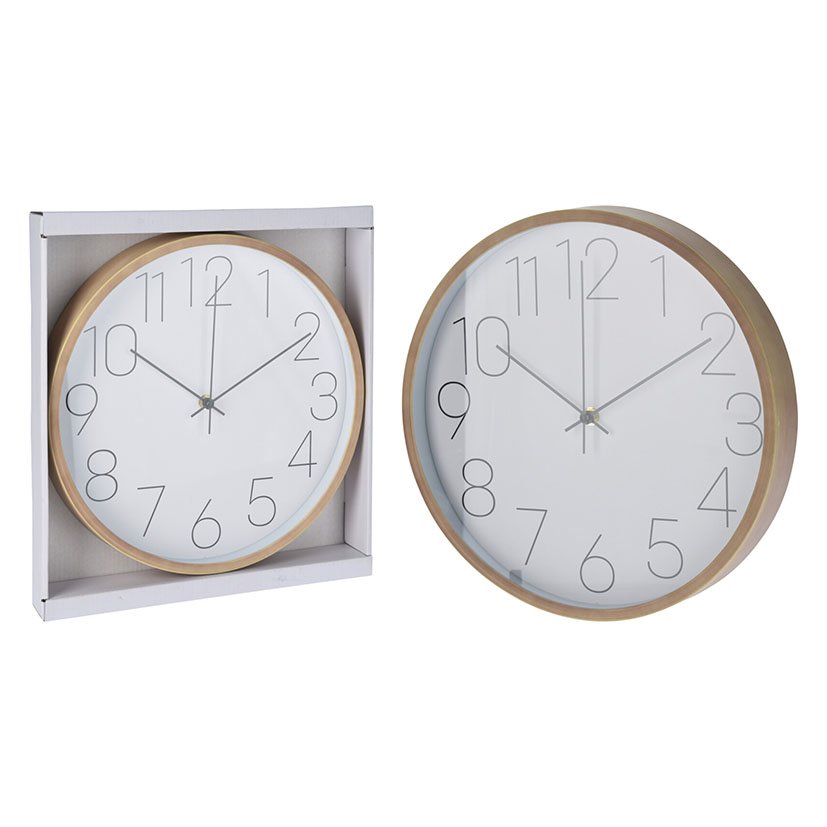 RELOJ PARED 30,5 CM ARO Madera 34 Cm decorativo