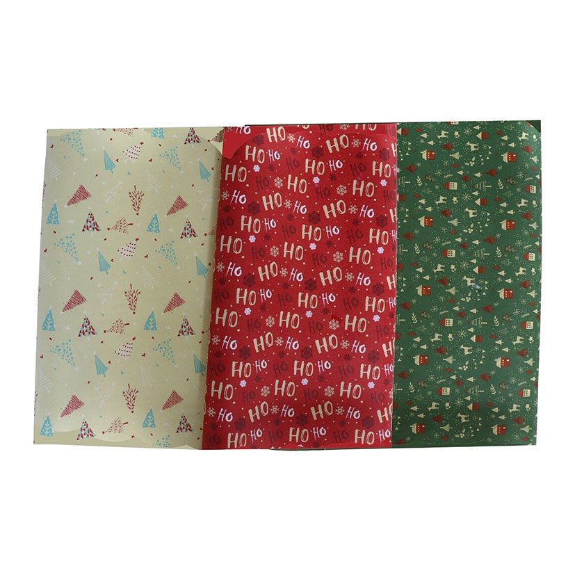 CAJA 50 Rollos PAPEL Regalo KRAFT 3M 3 M navideña