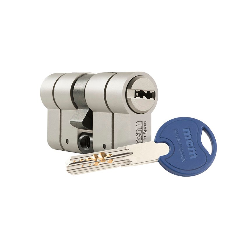 Cilindro Seguridad SCX 30X30 MM NIQUE MCM 30X30 MM 60 Mm