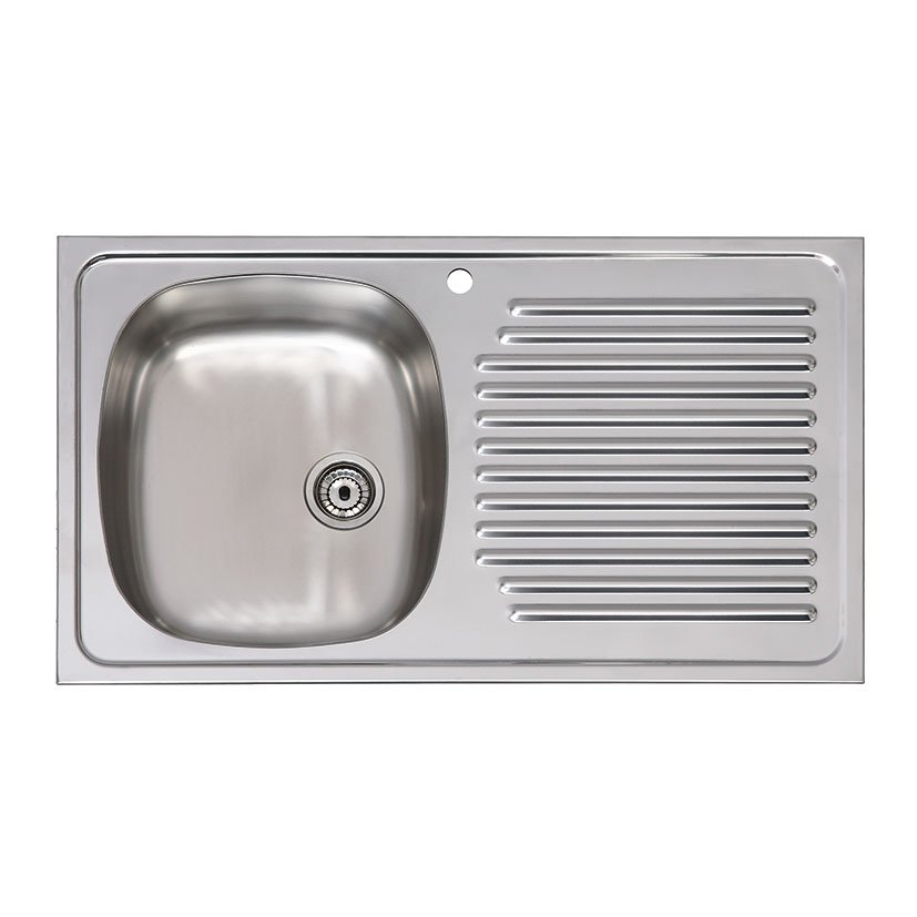 FREGADERO INOX 1SED PRÁCTIC S/ARES 80X51