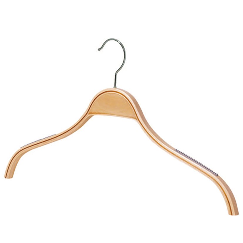 Percha Madera Laminada 3 Unid Habitex ropa