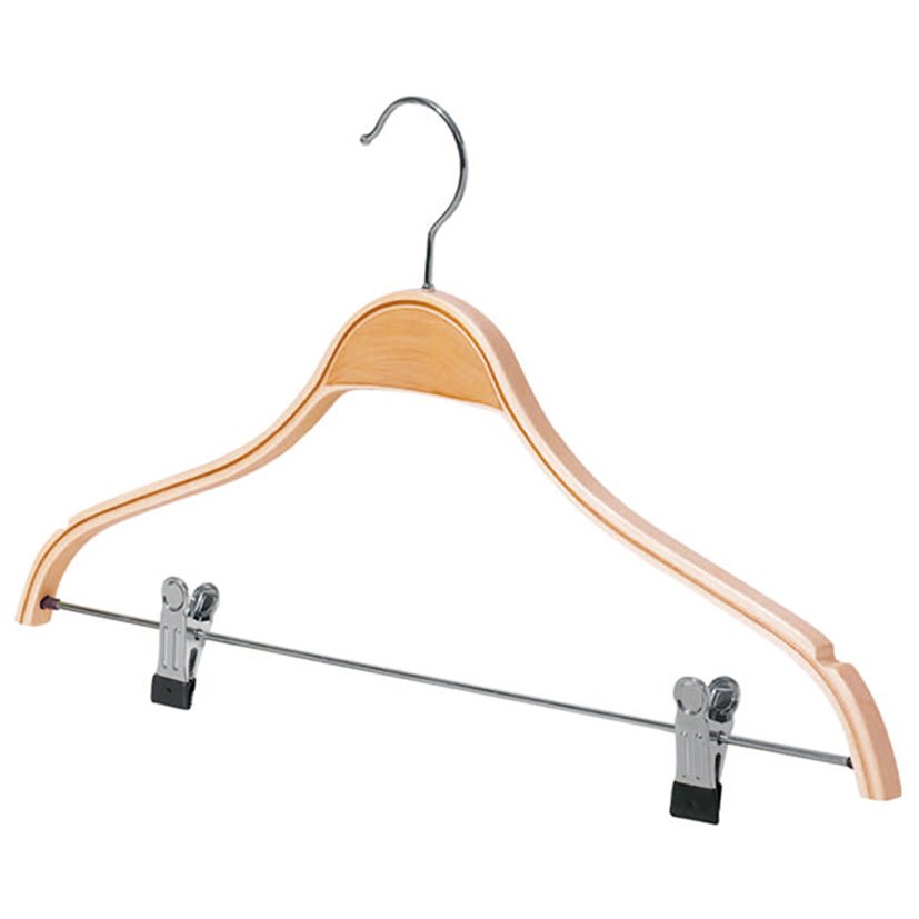 Percha Madera LAMIN Pinzas 3 Unid Habitex ropa