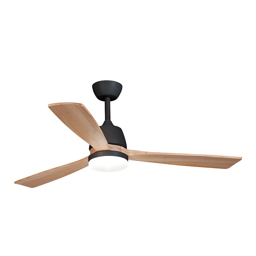 VENTILADOR TECHO LED NEGRO HABITEX 43BK