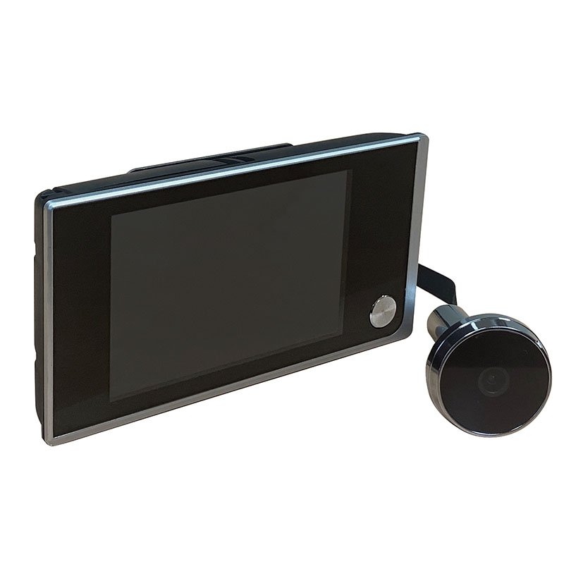 Mirilla Digital 3,5" COLOR PLATA Arregui 2X11 8X2 puerta ventana