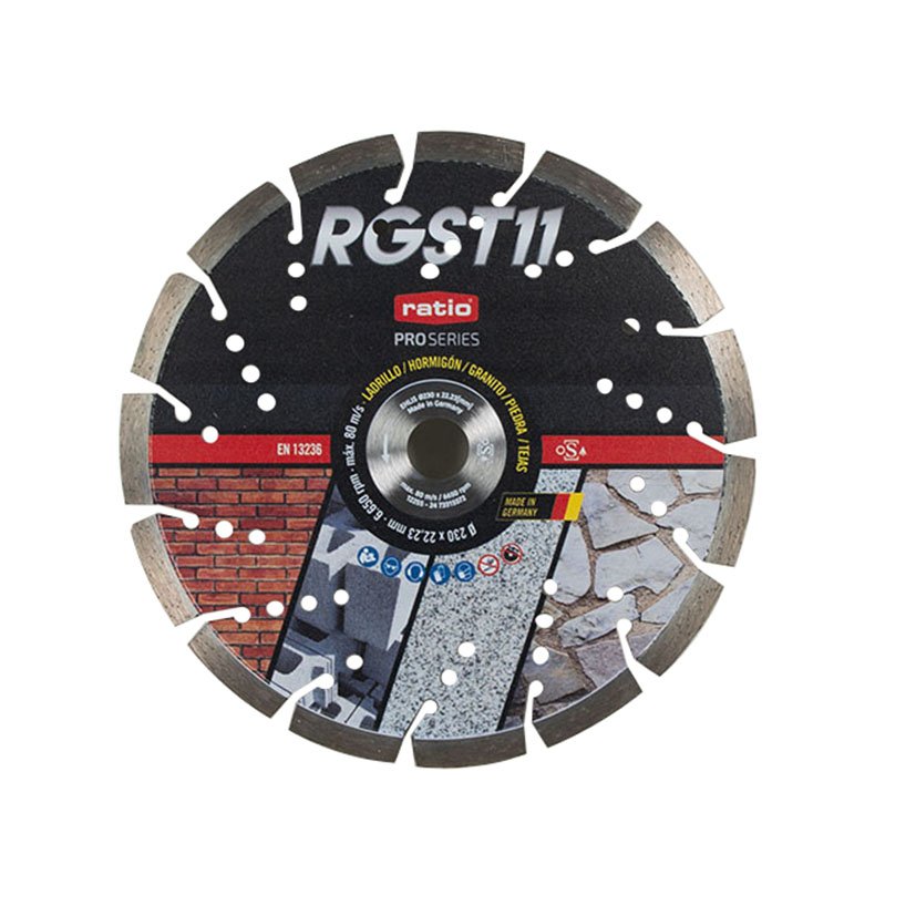 DISCO SEGM LASER RGST11 Ø230 MM RATIO PRO RATIO Proseries 230X2 6 Mm