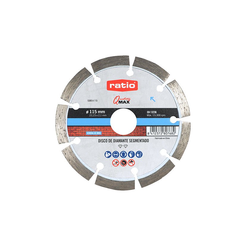 DISCO Diamante Sinter BETON SEGM 115 MM RATIO 115 MM 115X2