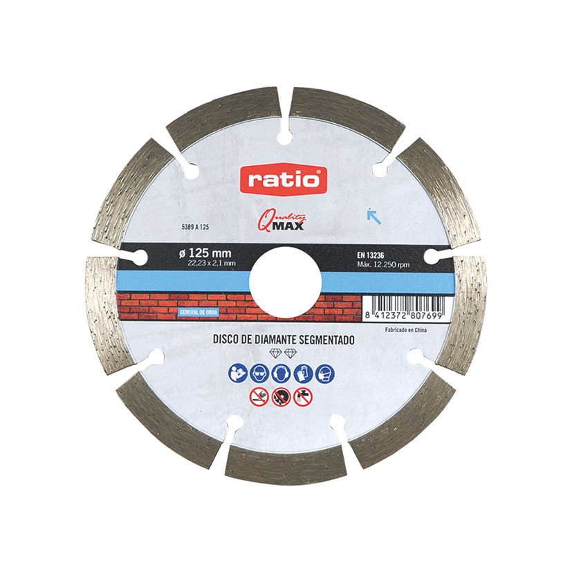 DISCO Diamante Sinter BETON SEGM 125 MM RATIO 125 MM 125X2