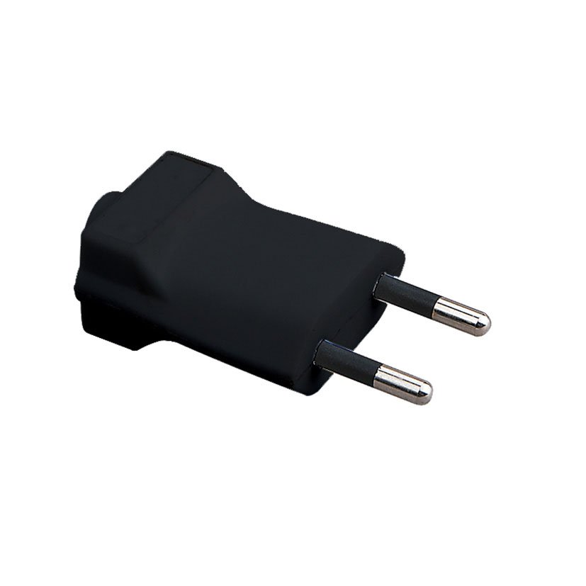 Clavija 10A - 250 V NEGRO Duolec 250 V bas adaptador