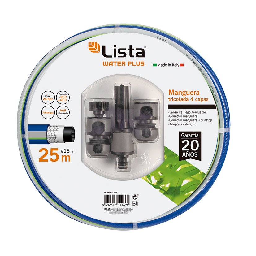 KIT MANGUE.TRICOTA. PLUS LISTA 15MM 15M