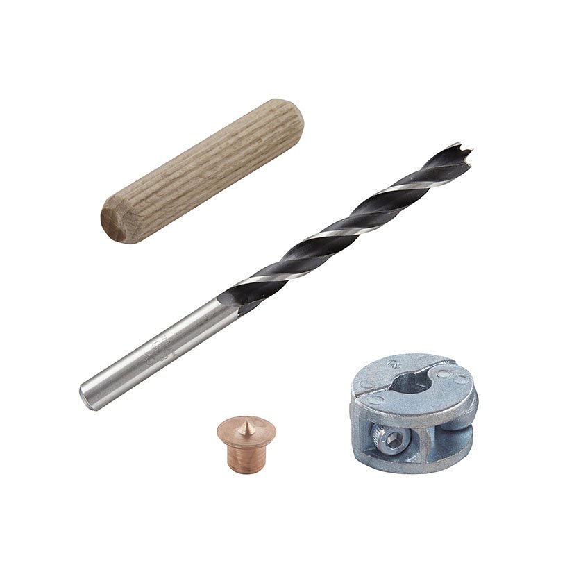 Juego 28 Clavijas MAD Ø 8 MM Wolfcraft 18 Mm espiga tubillon