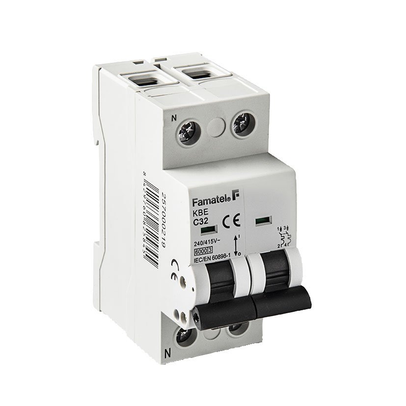 Magnetotérmico 1P+N 25 Amperios Famatel fusibl cebador