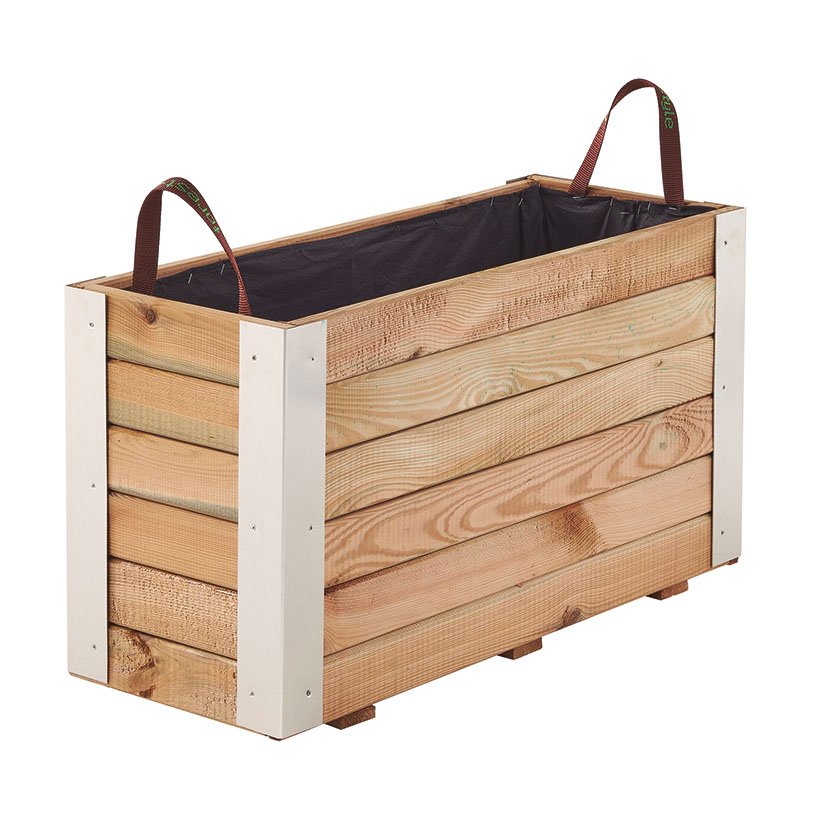 JARDINERA BAMBOU 80X30X43,5 CM, 72L