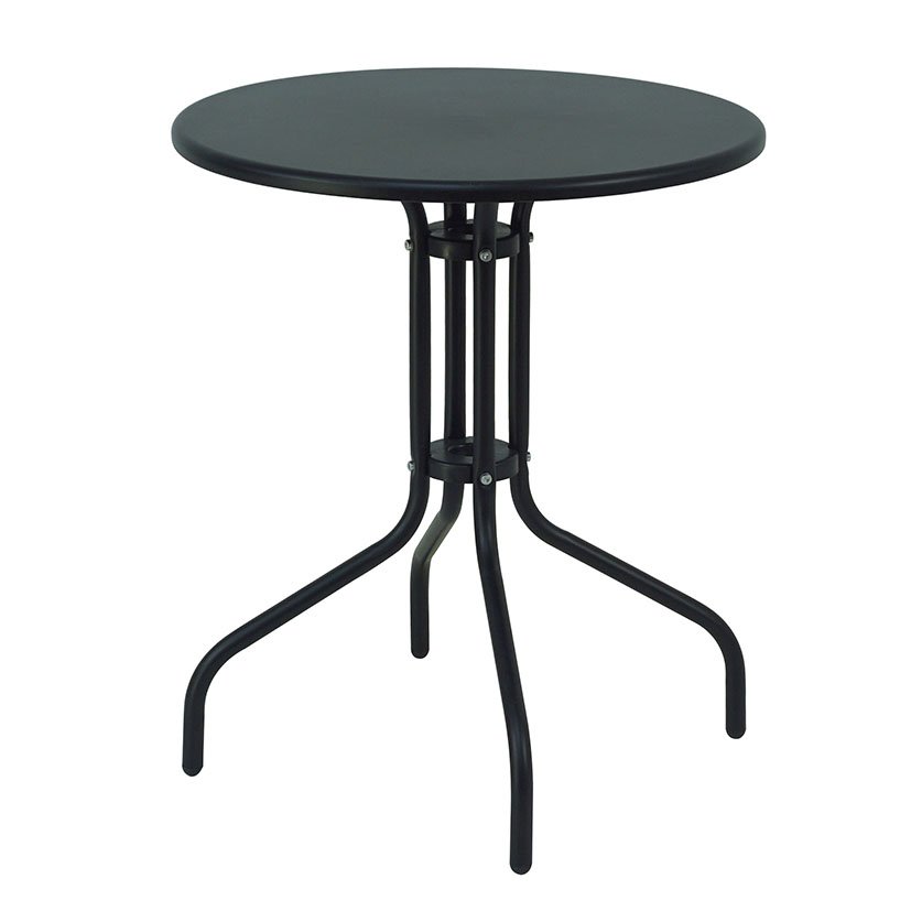 MESA Balcon LARA Antracita Ø 60 CM 60X70 Cm mueble metal