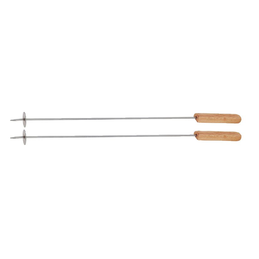 Pinchos Barbacoa 46 5 CM 2 UDS Koopman 46.5 CM Plateado