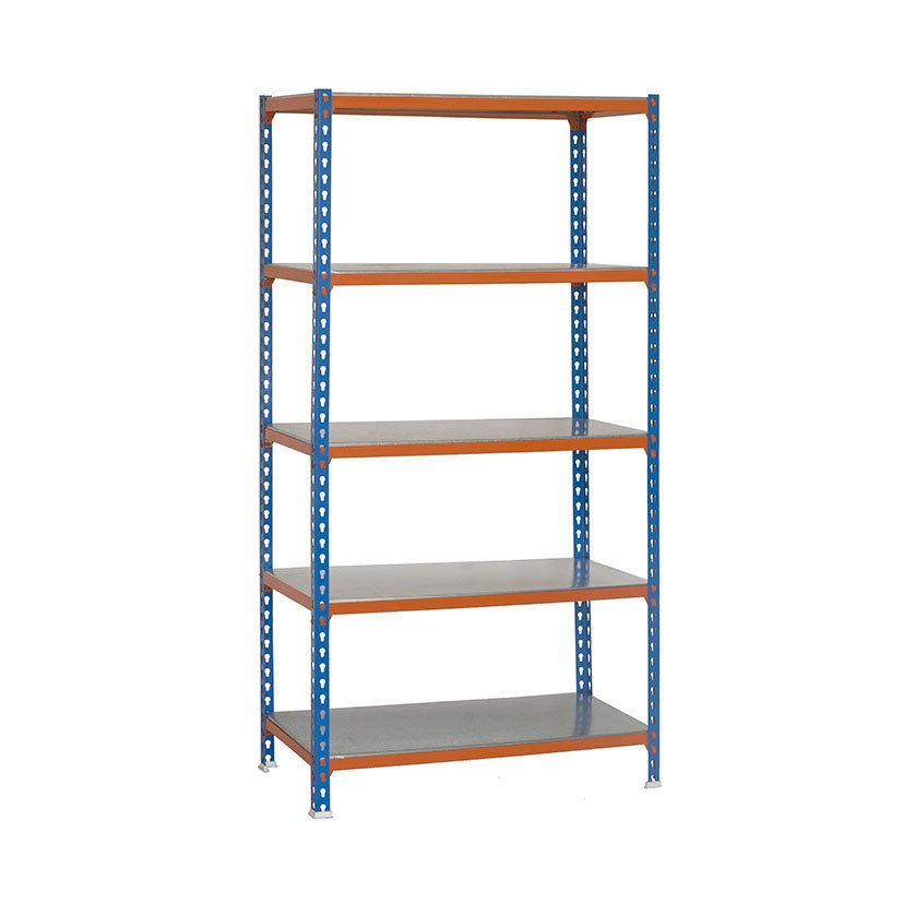 Estanteriasimonclick PLUS 5/500 Azul/gal Simonrack 110X50X200 Cm estantería