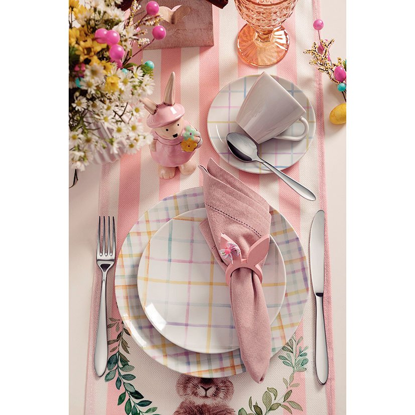 Vajilla 18 PZAS SWEET COLOR Tramontina plato