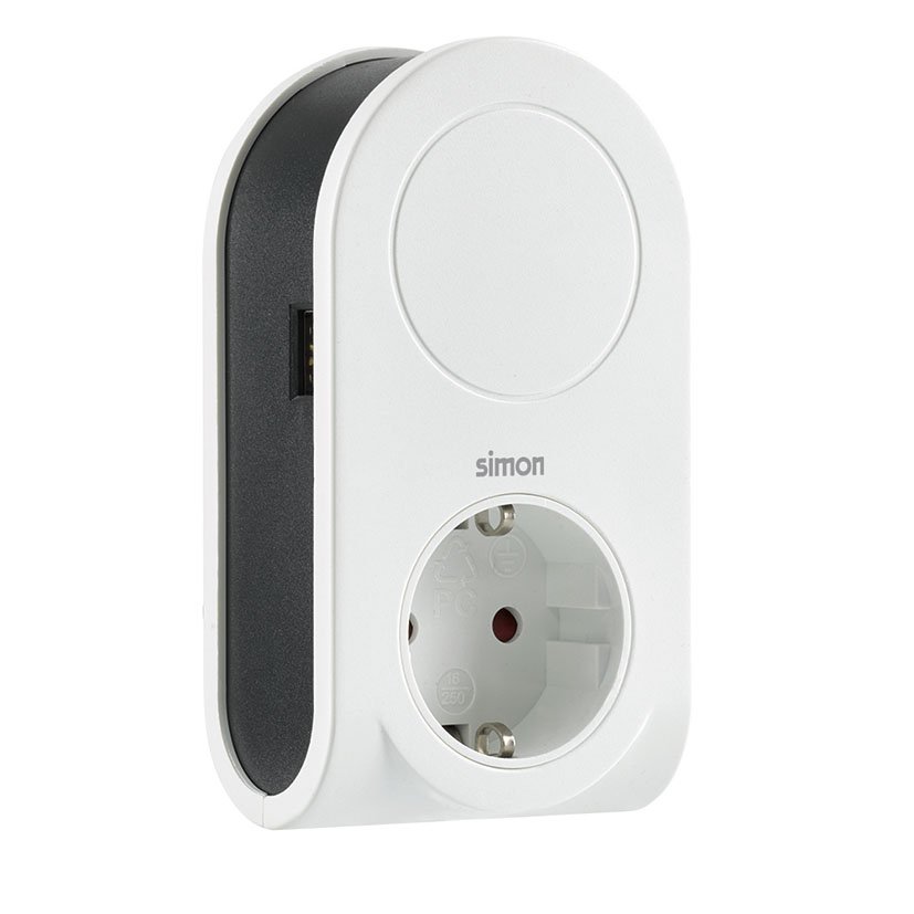 ADAPTADOR 3 CLAVIJAS USB CABLE ENROLL.