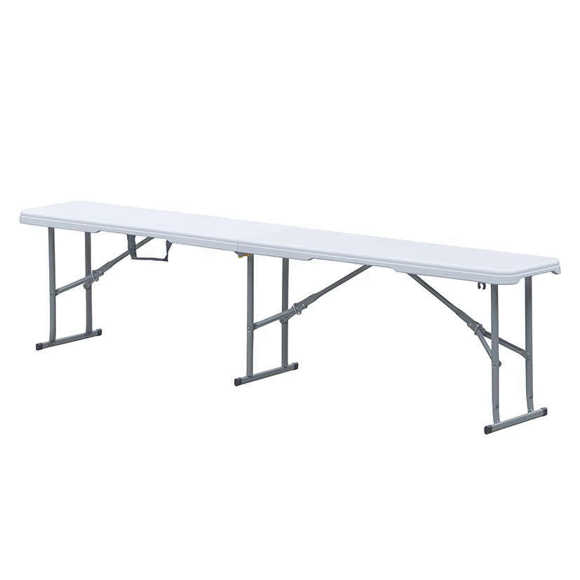 BANCO Polietileno 182X 28X43 CM 182X28X43 CM mobiliario camping