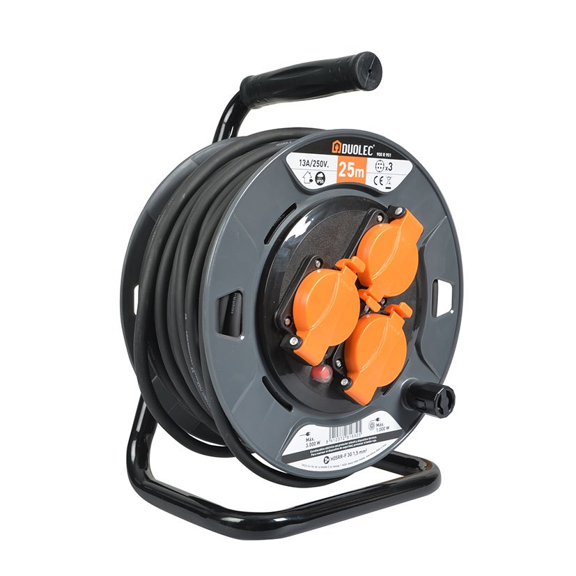 ENROLLACABLE 3G1,5 IP55 25M.H05RR-F DUOL