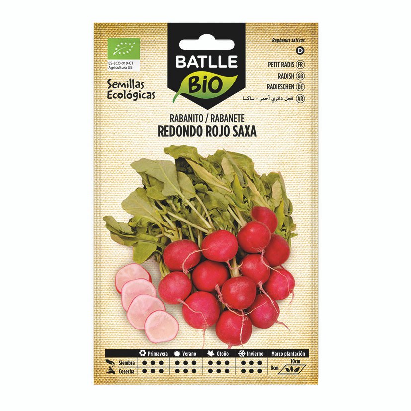 SEMILLAS RABANITO  ROJO ECO BIO 10 BOL