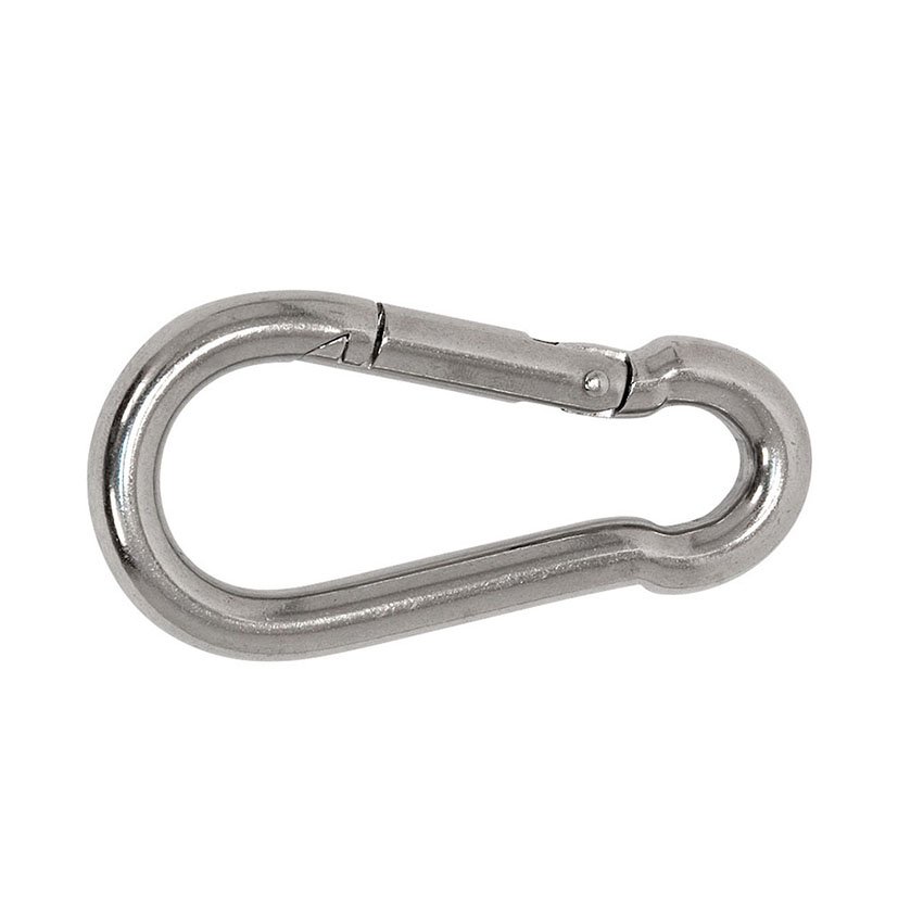 Mosqueton Muelle 6 MM INOX A316 10 Ud Profesional 6 MM cadena