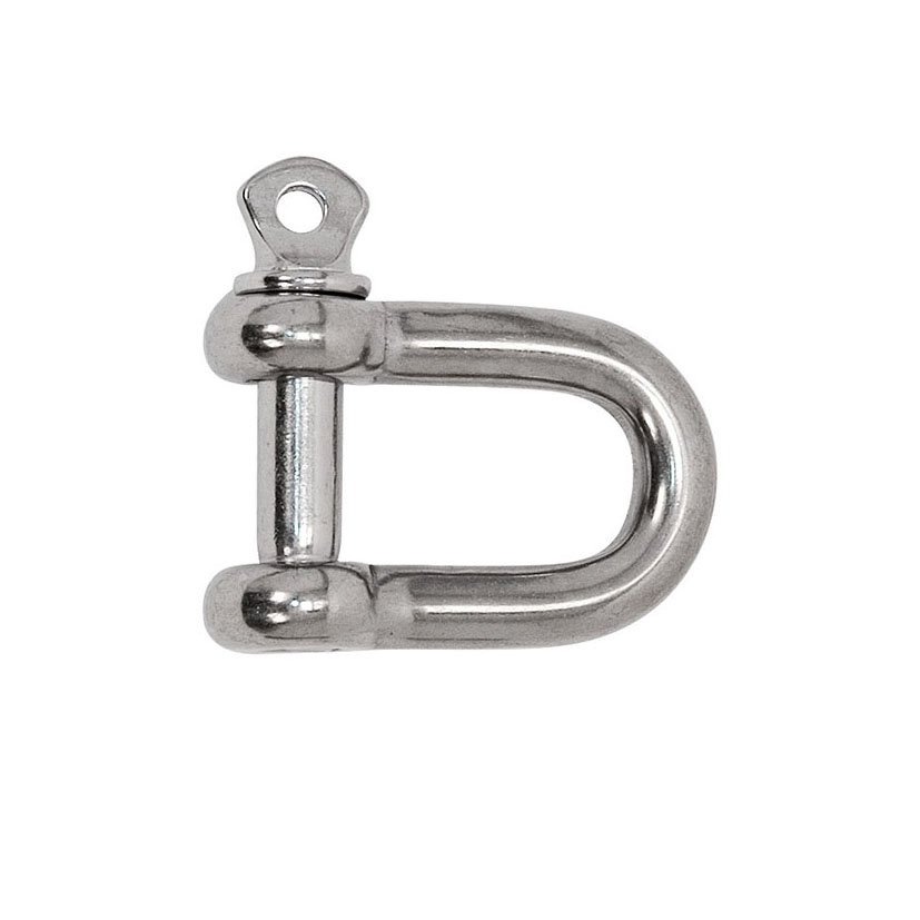 GRILLETE RECTO 10MM. INOX A316. 10 unid.