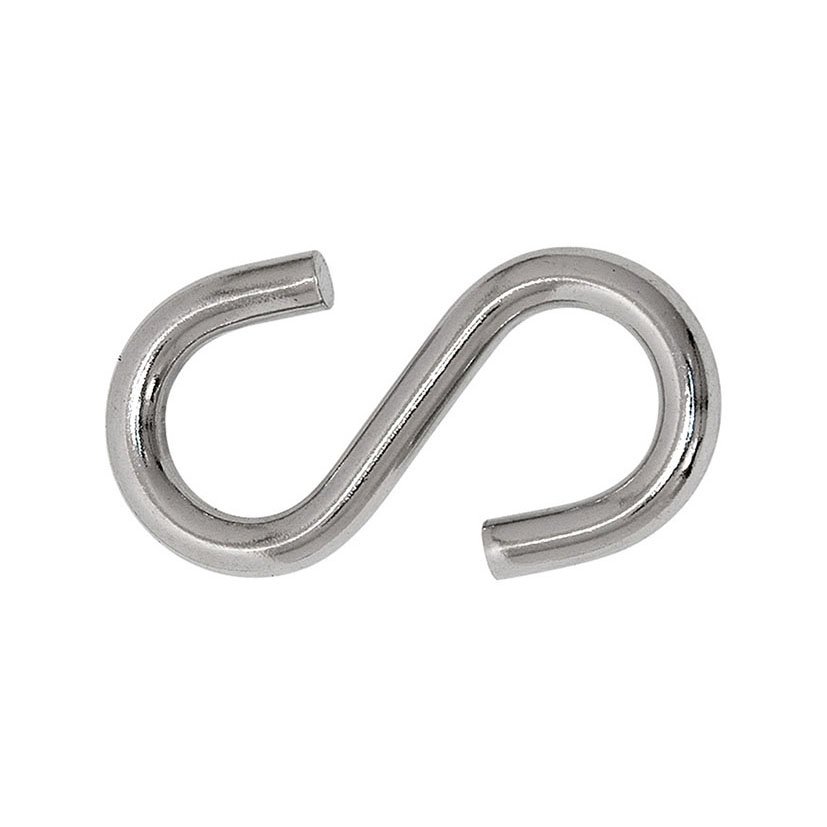 Gancho S 4 MM INOX A316 10 Unid Profesional 4 MM cuerda