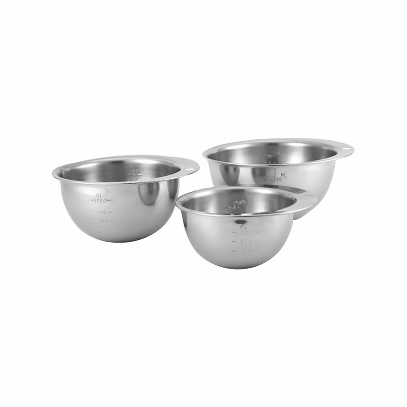 BOL ACERO INOX.MEDIDOR Ø 22.5 CM.1200ML