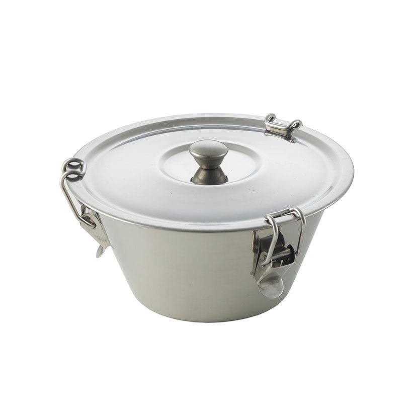 Flanera Conica INOX 18 CM C/tapa Habitex mold pastel