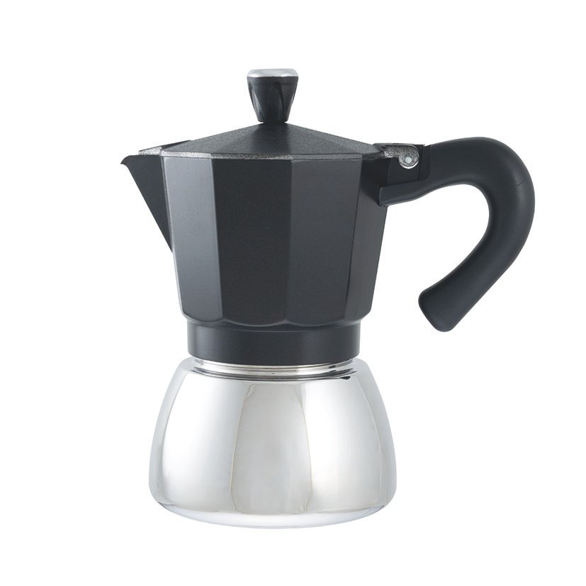 Cafetera ACERO ALUM DARK 9 TZ Habitex Inox aluminio