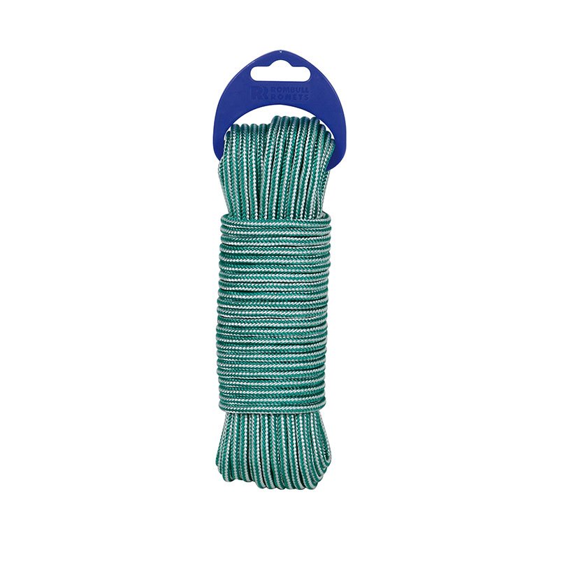 CUERDA POLIP. 4MM ALMA TEXT./15M VD/BL